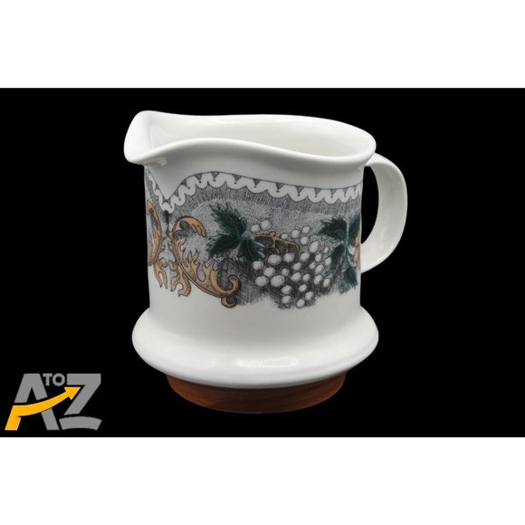 Vintage Goebel Burgund Oeslauer Manufaktur Creamer Pitcher, Bavaria, W. Germany - Picture 7 of 11